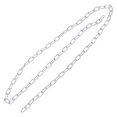 thumbnail image 1 of Practical 100cm Galvanized Steel Chain Silver Roll for Bird Feeders Overhead Lights Artworks and Flowerpots, 1 of 8