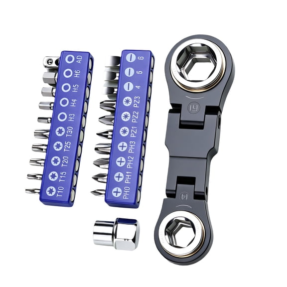 Practical 26 Piece Ratchets Tool Set Car Maintenance Equipment Portable Hand Tool Produced For Easy Use And Portability