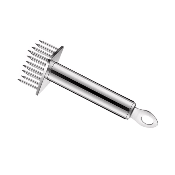 Practical 304Stainless Steel Skewer Needle Tenderizer Needle for BBQ and Cooking with Ergonomic Handle Designs
