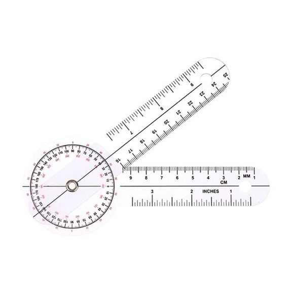 Practical 360 Degree Goniometer Angle Medical Spinal Angle Ruler Angle Inclinometer Ruler ,Water-Proof & Dust Resistant