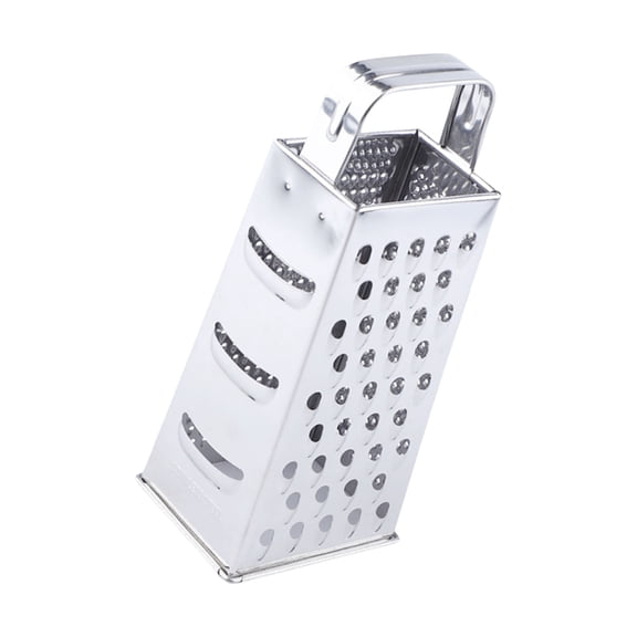 Practical 430 Nonrust Steel 4 Side Grater Vegetable Slicers Ergonomic Handle Efficient Vegetable Preparation Tool