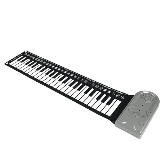 Practical 49 Key Piano Features Foldable Design USB Connectivity Built in Speaker Silicone Materials for Compacts Living