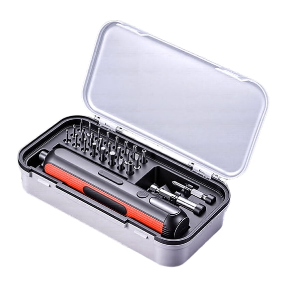 Practical 4V Cordless Screwdriver Includes 2000mAh Ergonomic Handle For Furniture Assembly