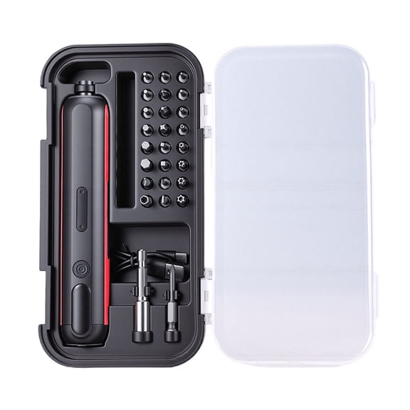 Practical 4V Cordless Screwdriver Set Includes 25 Bits Ergonomic Handle And LED Light For Easy Fixing DIY Maintenance