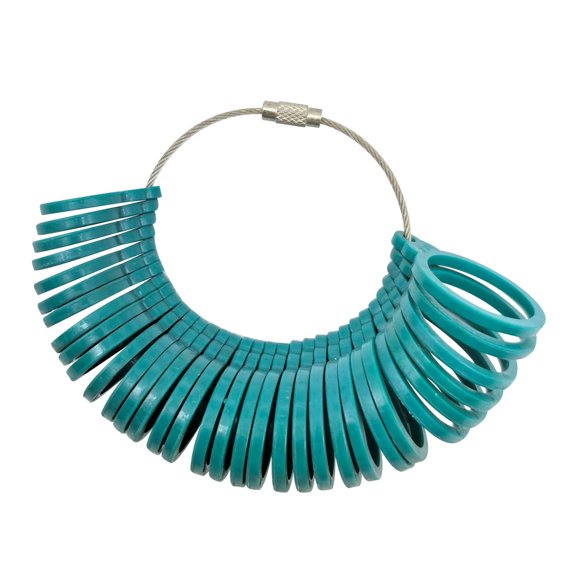 Practical Adjustable Finger Rings Sizer Gauge Plastic Texture Vintage Jewelry Measuring Device Travel Friendly Design