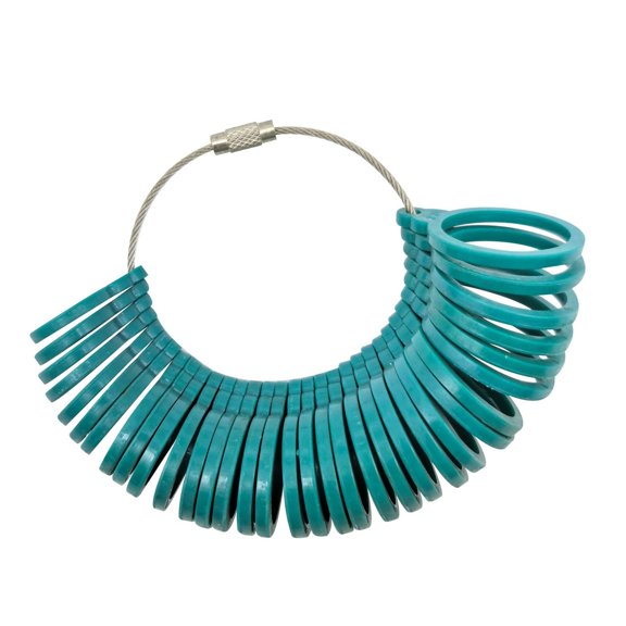 Practical Adjustable Finger Rings Sizer Gauge Plastic Texture Vintage Jewelry Measuring Device Travel Friendly Design