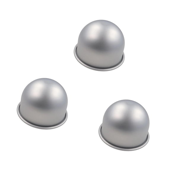 Practical Aluminum Alloy Half Round Cake Pan For Baking Muffins Cupcakes And Pastries In Homes Kitchens