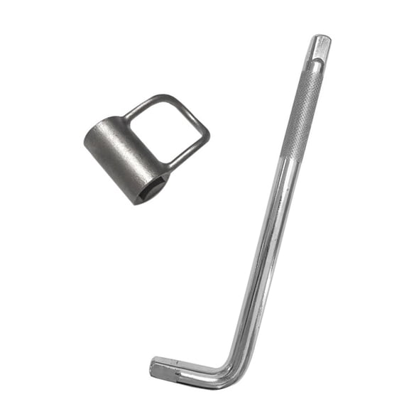 Practical Angles Valves Wrenches Set With Extended Levers High Strength Steel Compact Tool For Confined Plumbing Workspaces