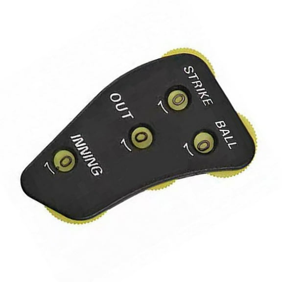 Practical Baseball Counter Clickers 4 Wheel Baseball Umpire Clickers for Scorekeeper Recording Outs & Innings sphere