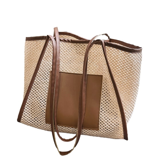 Practical Beach Bag for Women Roomy Mesh Bag Handbag Perfect for Traveling Grocery Shopping & Beach Days