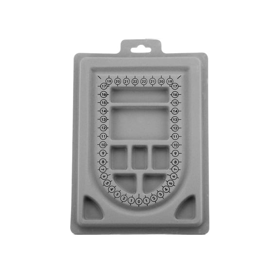 Practical Beading Platform Jewelry Crafting Board Reusable Plastic Bead Organiser With Adjustable Compartments