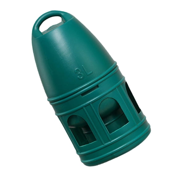 Practical Bird Waterer for Chickens and Ducks Thickened Plastic Leakproof Water Dispenser with Design 3/5Litre