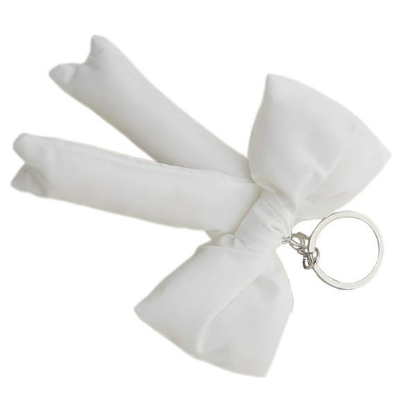 Practical Bowknot Keyring Accessory Pendant Cute Backpack Decorations Soft Bag Charm for Handbag Wallet Car