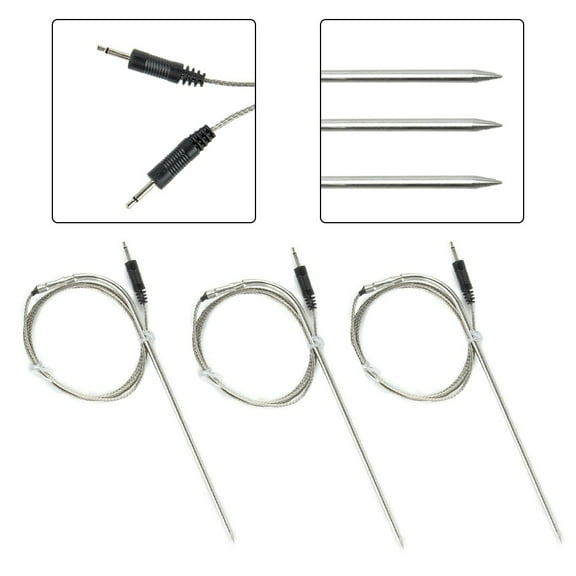 Practical Brand New Probes Sensor Temperature Spare Parts 1/1.8 Detection Sensor For BBQ Thermometer 130cm