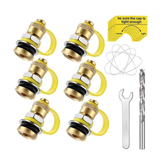 Practical Brasses Ventilation Cap With Secure Locking Nut Automotive Vent Cap Replacements For Fuels Tank