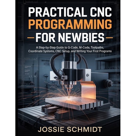 Practical CNC Programming for Newbies: A Step-by-Step Guide to G-Code, M-Code, Toolpaths, Coordinate Systems, CNC Setup,, (Paperback)