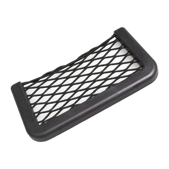 Practical Car Storage Solution with Elastic Net Family Car Organizers Back Seat Net for Phones Magazines & Beverages