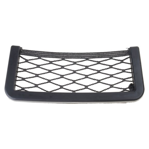 Practical Car Storage Solution with Elastic Net Family Car Organizers Back Seat Net for Phones Magazines & Beverages