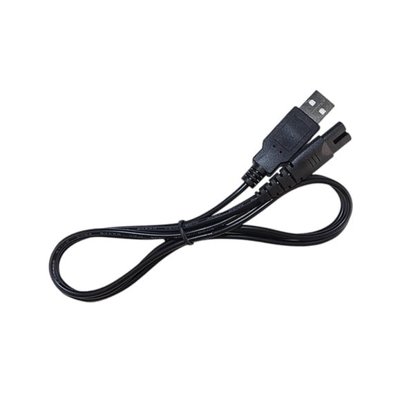Practical Charging Wire Power Cable Suitable for Electric Shavers 1.24M Reinforced Joints PVC Texture Secure Charging