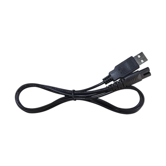 Practical Charging Wire Power Cable Suitable for Electric Shavers 1.24M Reinforced Joints PVC Texture Secure Charging