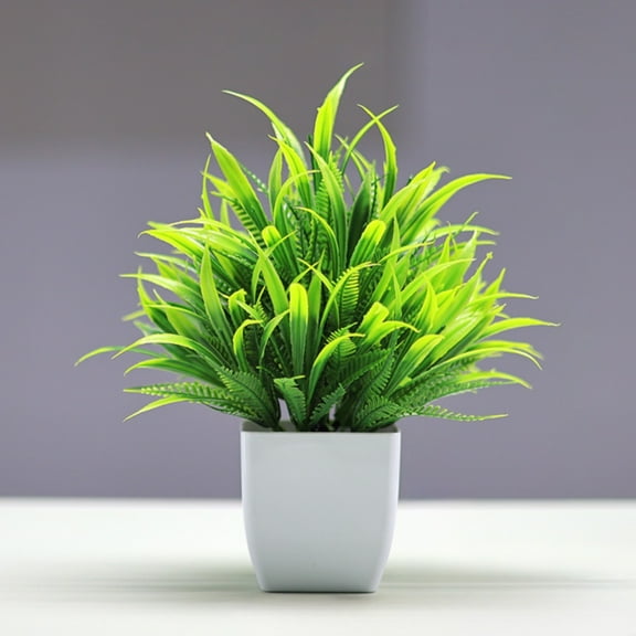 Practical Choice Cyenie 1* Artificial Potted Plant Small Potted Plants Mini Artificial Greenery for Home/ Decor Artificial Potted Plant Decoration Plant Combination Indoor Tabletop Decoration