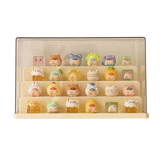 Practical Clear Acrylic Display Box With Dustproof Designs For Model Figurines Home Storage Cabinet Organizers