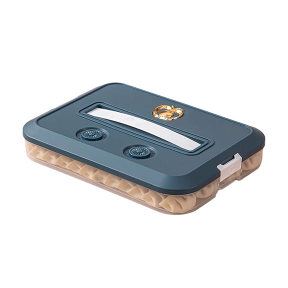 Practical Clear Multiple Layer Storage Container With Handle Conveninet for Snacks and Frozens Foods Storage Solution