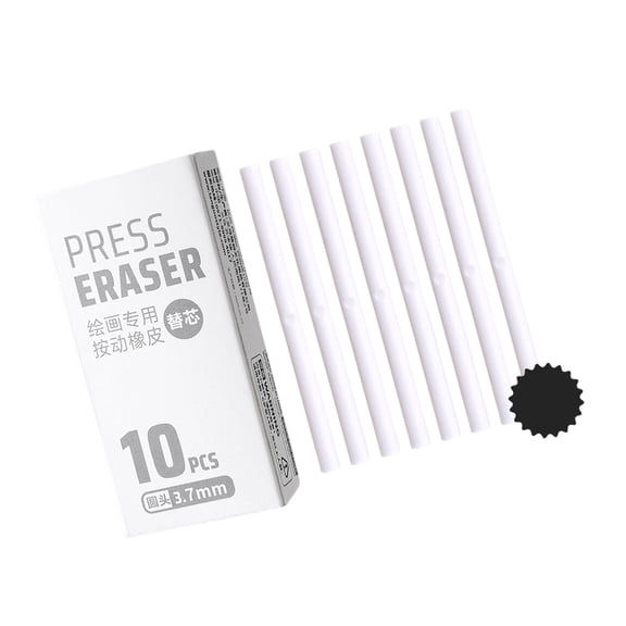 Practical Clicks Styles Eraser Pen Plastic Construction Precisions Tip For Detailed Correction Tasks Retractable Eraser