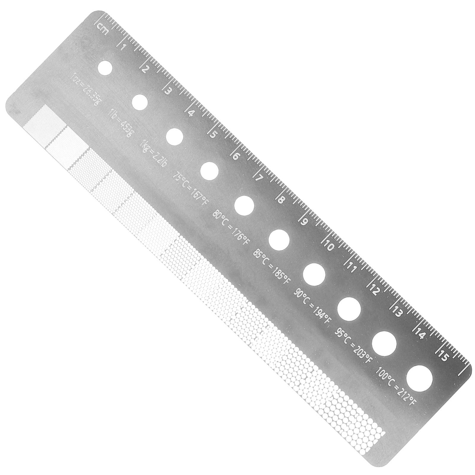 Practical Coffee Measuring Ruler Stainless Steel Coffee Grind Measuring