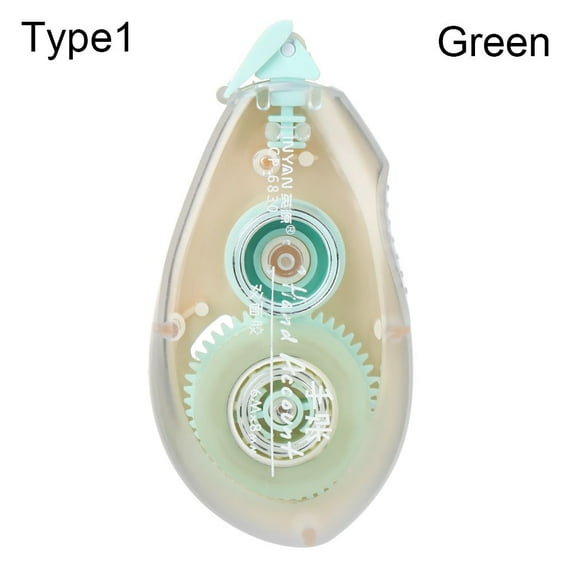 Practical Creative DIY Crafts Adhesive Glue Tape Dispenser Office Supplies Dots Stick Roller Double Sided Adhesive GREEN TYPE1