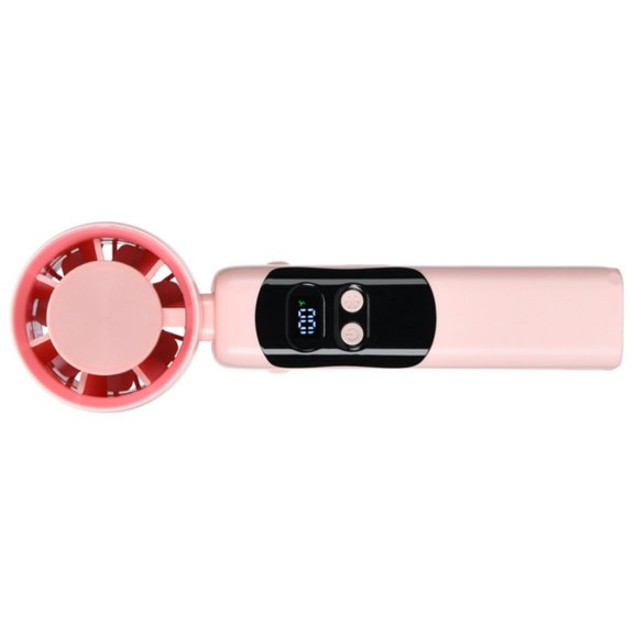 Practical Desktop Fan 4000mAh Comfortable Fan Digital Display Office Fan Rechargeable Air Cooling Fan Suitable for Home