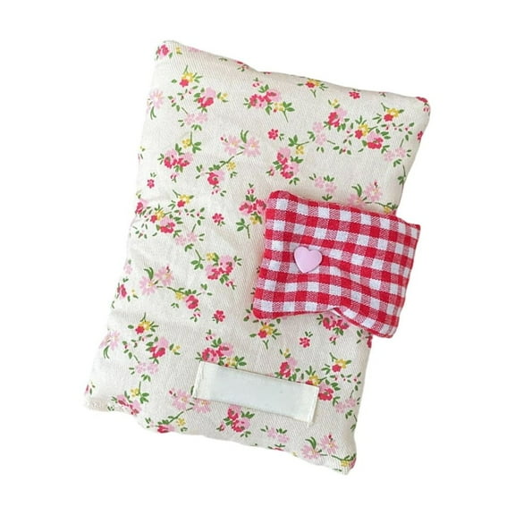 Practical Diary Protective Case Easy to Carry Lovely Bows Book Cover Flower Print Notebook Cover For Daily Organization