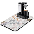 thumbnail image 1 of Practical Dish & Coffee Drying Mat - Absorbent Pad with Non-slip Rubber Back, Hide Stains Perfectly, Excellent for Kitchen Counters, Dish Racks, Coffee Mat and Diatom Mud Coffee Makers, Size 19.5x12in, 1 of 7
