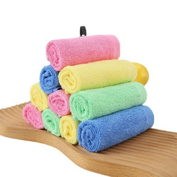 100% Natural Fabric Washcloths For Outdoor Sports Running Travel, Non-abrasive Safe For All Surfaces Variety Of Colors For A Cheerful Mood Practical And Durable Super Absorbent