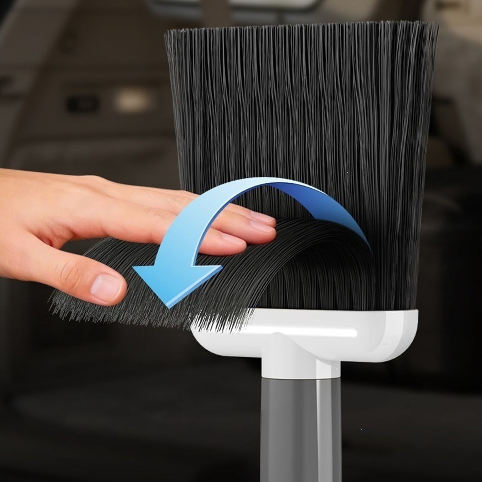 Window Track Grip Practical Dust Cleaning Brush Window Sill Handheld Comfort Grip Handle ...