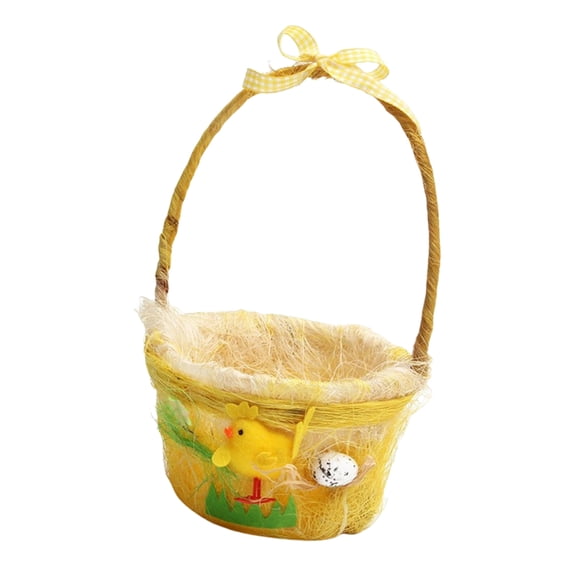 Practical Easters Chick Gift Packaging Basket For Teachers And DIY Enthusiasts