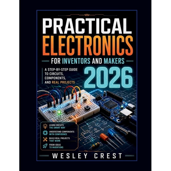 Practical Electronics for Inventors and Makers 2026: A Step-by-Step Guide to Circuits, Components, and Real Projects, (Paperback)