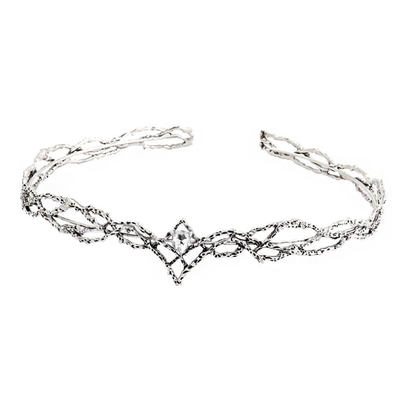 Practical Elven Crowns Headpieces Sturdy Alloy Materials Portable Accessory for Stage Performances and Celebration