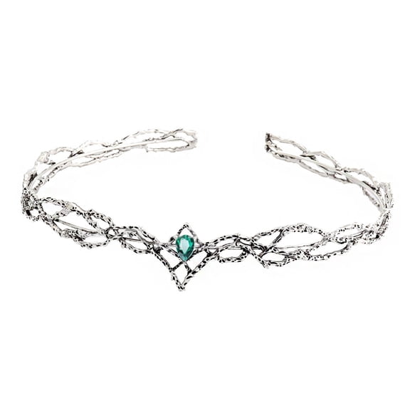 Practical Elven Crowns Headpieces Sturdy Alloy Materials Portable Accessory for Stage Performances and Celebration