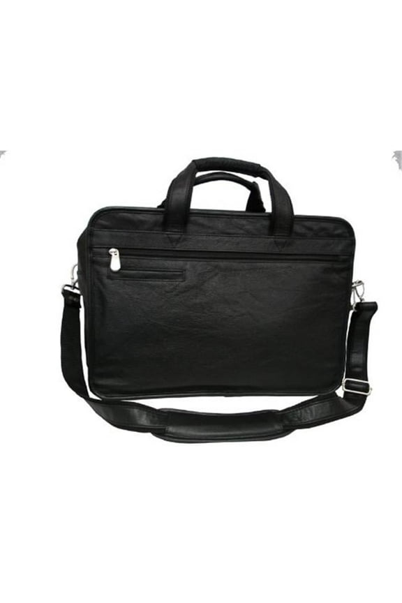 Practical Expandable Leather Laptop Briefcase