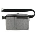 thumbnail image 1 of Practical Fanny Pack Multi Pockets Care Workers Electrician Waist Bag for Workout Store Nursing Accessories Gift - Dark Grey, 22x5x15cm 19, 1 of 10
