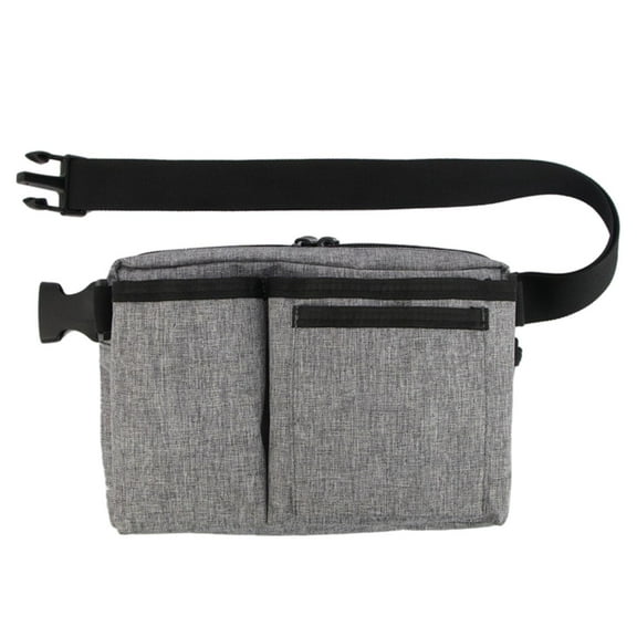 Practical Fanny Pack Multi Pockets Care Workers Electrician Waist Bag for Workout Store Nursing Accessories Gift - Dark Grey, 22x5x15cm 19