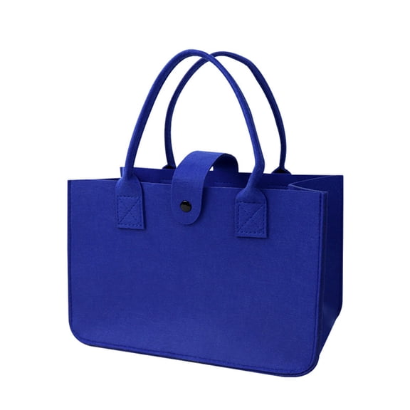 Practical Felt Carry Bags Large Capacity Foldable Friendly Shopper Bag Multipurpose Grocery Bags In Shopping And Travel