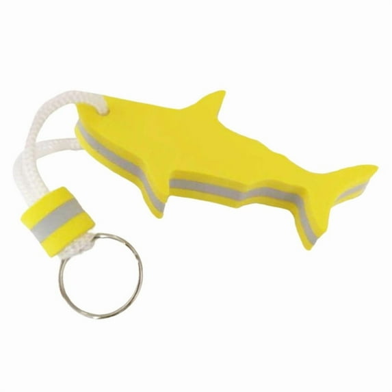 Practical Fish Shape Floating Keychain With Bright Color For Water Sports And Outdoor Activity Buoy Keyring for Surfing