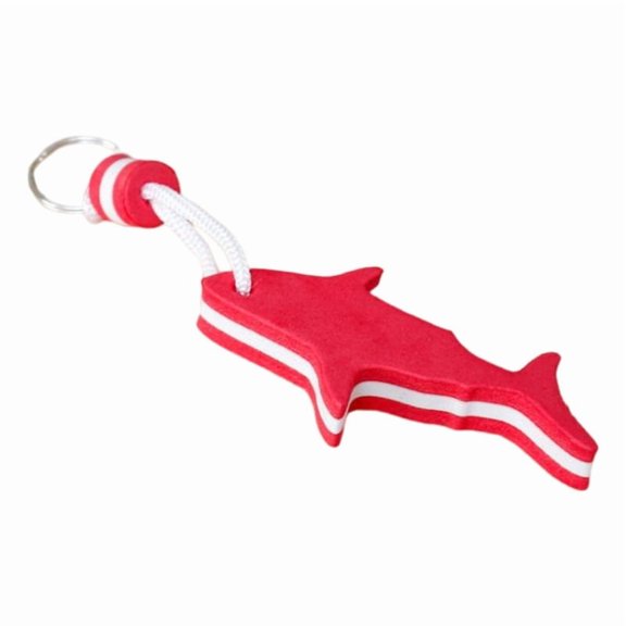 Practical Fish Shape Floating Keychain With Bright Color For Water Sports And Outdoor Activity Buoy Keyring for Surfing