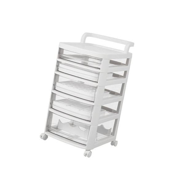 Practical Floor Standing Sturdy Storage Unit with Multiple Drawers for Bedroom Living Room Daily Organization