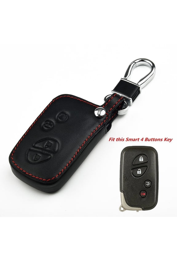 Practical Fob Case Key Car Cover For Lexus Leather Parts 1Pc 2006-2014 Black Es Gs Holder Is Ls Lx Rx Ct