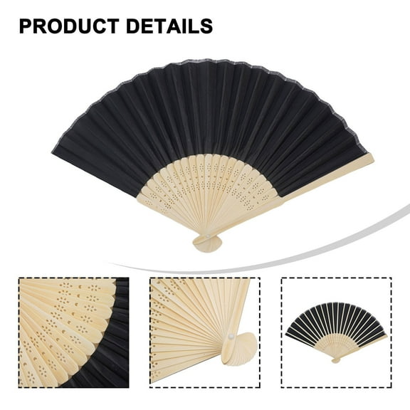 Practical Folding Fan Silk Cosplay Wedding Crafts Decoration Equipment