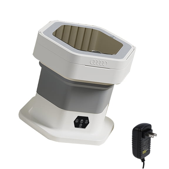 Practical Folding Washing Machine ABS Texture Foldable Laundry Machine 8L Capacity for Family Dormitory Laundry Needs