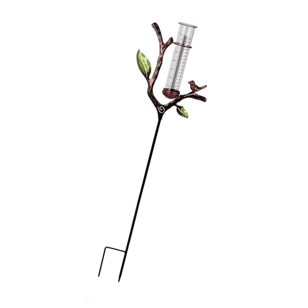 Practical Garden Precipitation Gauge With 7 Inch Measuring Cylinder And Strong Metal Base 87cm Length